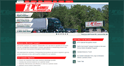 Desktop Screenshot of mcconnelltransport.com